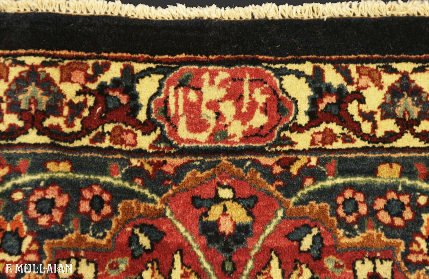 Antique Persian Mashad Amoghli Carpet n°:24222440